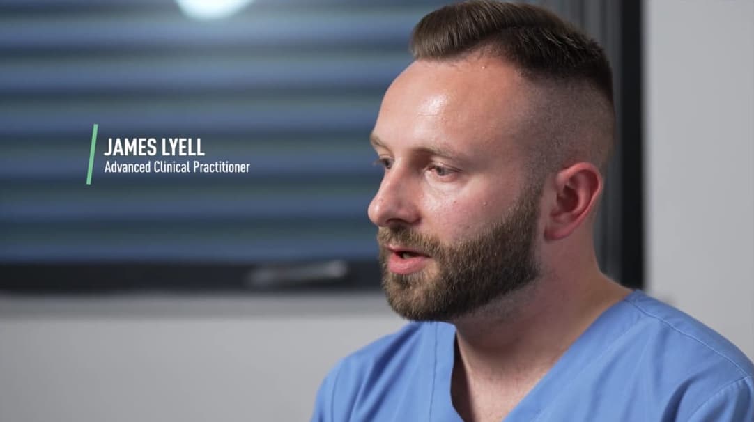 lady in her 70’s after a severe stroke damaging her left arm and leg